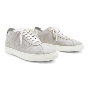 Isaac Mizrahi Live Faux Suede Lace-Up Sneaker Size 7